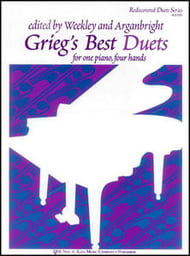 Griegs Best Duets piano sheet music cover Thumbnail